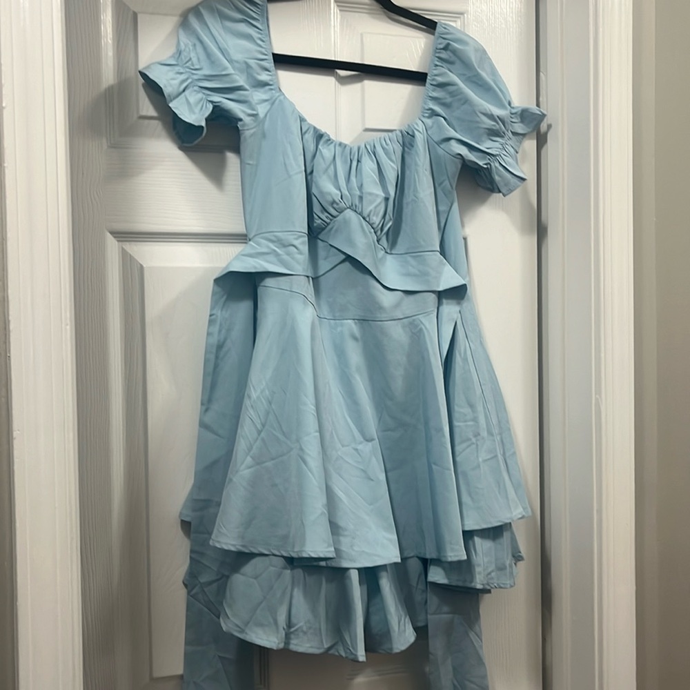 Dress with shorts build in